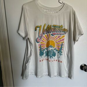 Yellowstone Graphic Tee - White